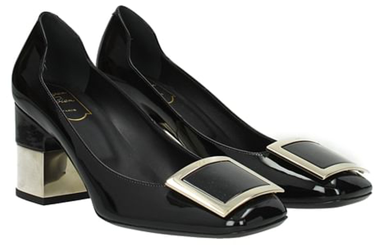 (W) Roger Vivier Patent Leather High Heels 'Black Fashion' 圖 2