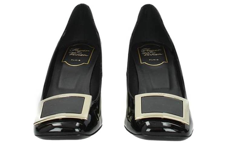 (W) Roger Vivier Patent Leather High Heels 'Black Fashion' 圖 4