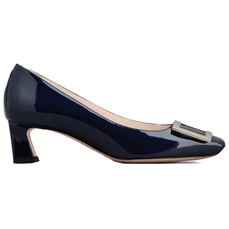 Order (W) ロジェヴィヴィエ パテントミュール ネイビー 4.5cmヒール RVW44815280D1P9999