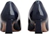 (W) Roger Vivier Tumit Kulit Patent 4.5cm 'Navy Blue' RVW44815280D1P9999