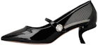 Buy (W) Roger Vivier Kulit Patent Tumit Tinggi Runcing 'Hitam' RVW63834660J9UB999