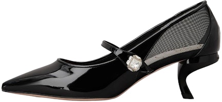 (Women) Roger Vivier Patent Leather Pointed Toe Stiletto 'Black' RVW63834660J9UB999 (Women) Roger Vivier Patent Leather Pointed Toe Stiletto 'Black' RVW63834660J9UB999