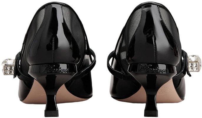 Roger Vivier 漆皮 尖頭 細跟 高跟鞋 女款 黑色 Shop Roger Vivier 漆皮 尖頭 細跟 高跟鞋 女款 黑色