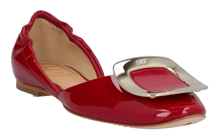 (W) Roger Vivier Patent Leather Slip-On 'Fashion Red' 圖 2