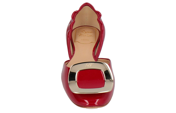 (W) Roger Vivier Patent Leather Slip-On 'Fashion Red' 圖 4