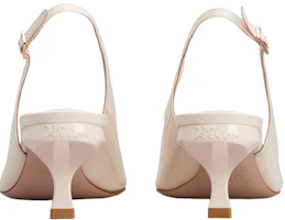 Purchase (Women) Roger Vivier Patent Leather White 'Crystal Buckle Stiletto' RVW63834500D1PC019