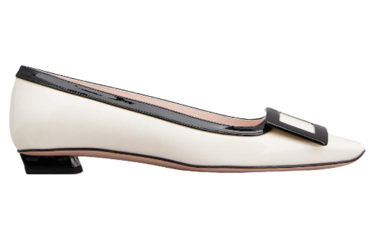 (W) Roger Vivier Patent Leather White 'Simple CMFT Casual' 圖 2