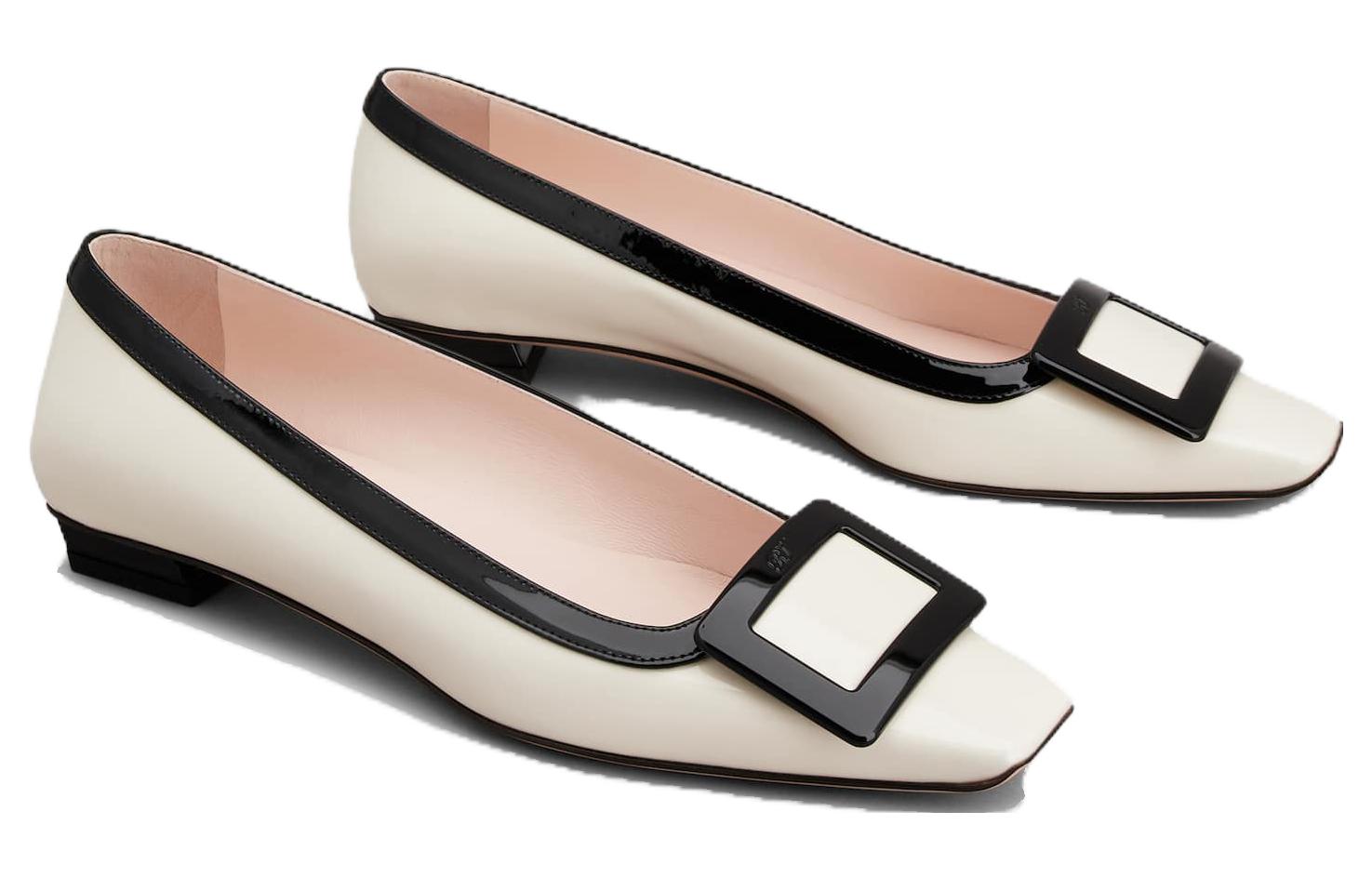 (W) Roger Vivier Patent Leather White 'Simple CMFT Casual' 圖 3