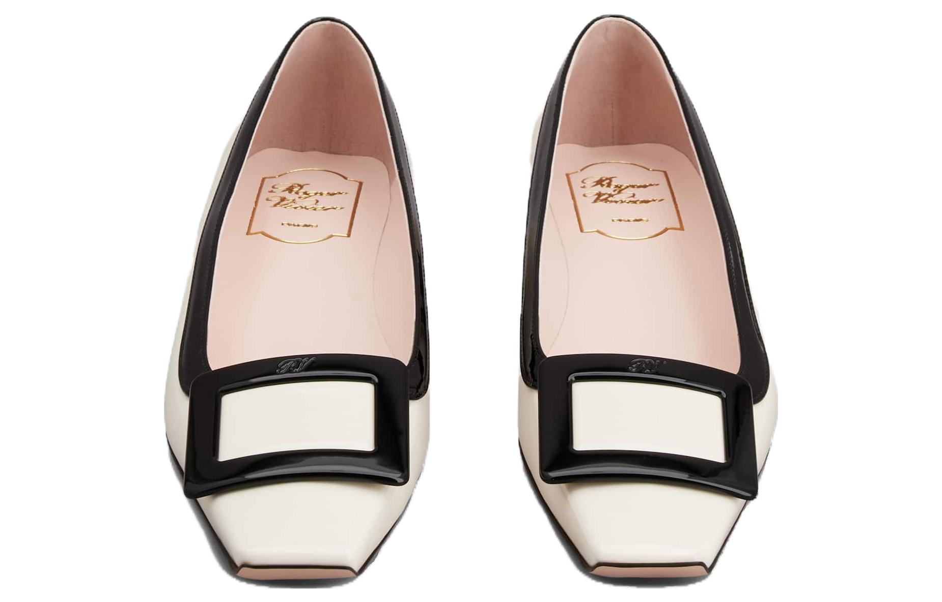 (W) Roger Vivier Patent Leather White 'Simple CMFT Casual' 圖 4