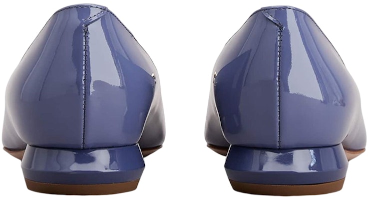 (W) Roger Vivier Kasut Rata Hujung Persegi Bercangkuk Logam 'Biru' RVW65032180D1PU822 Purchase (W) Roger Vivier Kasut Rata Hujung Persegi Bercangkuk Logam 'Biru' RVW65032180D1PU822