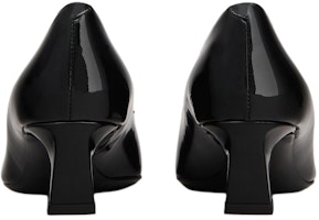 (W) Roger Vivier Tacón Bajo Cuadrado Negro en Charol. RVW44815280D1PB999 Purchase (W) Roger Vivier Tacón Bajo Cuadrado Negro en Charol. RVW44815280D1PB999