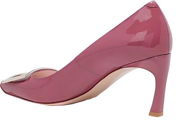 (Women) Roger Vivier Patent Square-Toe Slip-On Stiletto Heels 'Pink' RVW40015280D1PM806 Shop (Women) Roger Vivier Patent Square-Toe Slip-On Stiletto Heels 'Pink' RVW40015280D1PM806