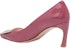 (Women) Roger Vivier Patent Square-Toe Slip-On Stiletto Heels 'Pink' RVW40015280D1PM806