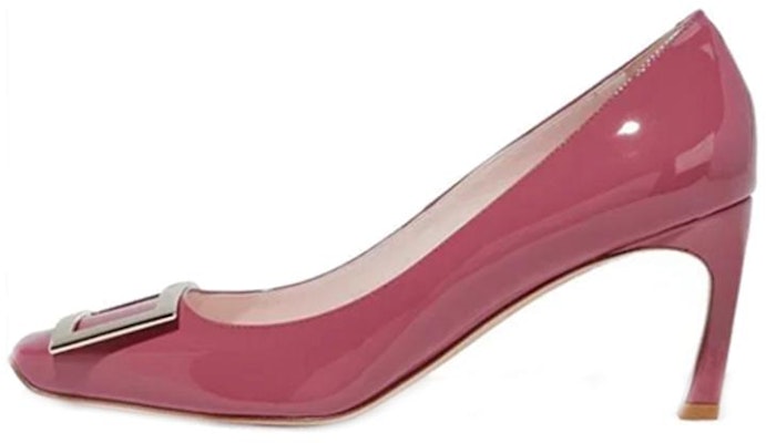 Roger Vivier 羅傑維維亞 漆皮 方頭套穿 細跟 高跟鞋 女款 粉色 Order Roger Vivier 羅傑維維亞 漆皮 方頭套穿 細跟 高跟鞋 女款 粉色