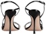 (W) Roger Vivier Sandal Tumit Tinggi 10cm 'Fesyen Hitam' Berhidung Petak. RVW622347006NG3382
