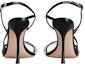 Shop (W) Roger Vivier Sandal Tumit Tinggi 10cm 'Fesyen Hitam' Berhidung Petak. RVW622347006NG3382