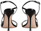 Shop (W) Roger Vivier 黑色漆皮方头细高跟凉鞋 10厘米 '时尚' RVW622347006NG3382