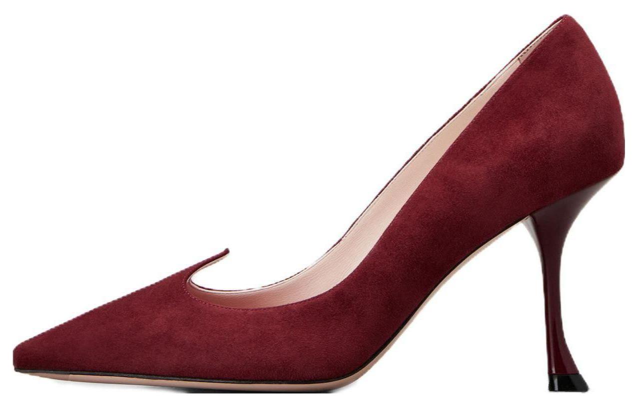 (W) Roger Vivier Pointed-Toe High Heel 'CMFT Red Sheepskin'