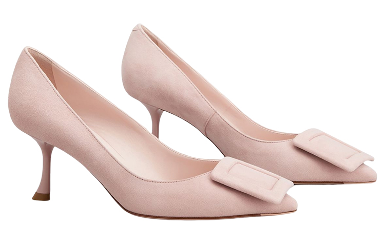 (W) Roger Vivier Pointed-Toe Stiletto 'Pink Suede' 圖 2