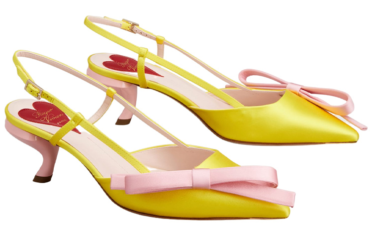 (W) Roger Vivier Pointed Toe Buckle Stiletto 'Yellow' 圖 2