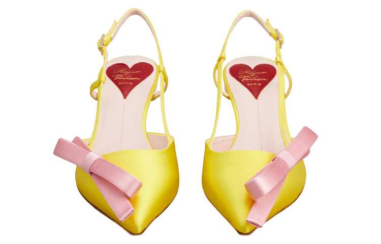 (W) Roger Vivier Pointed Toe Buckle Stiletto 'Yellow' 圖 3