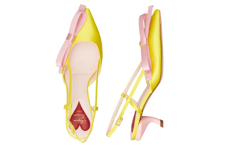 (W) Roger Vivier Pointed Toe Buckle Stiletto 'Yellow' 圖 4