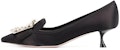 (W) Roger Vivier Tumit Tinggi Slip-On Hujung Runcing 'Hitam' RVW54323380RS0B999
