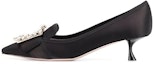 Buy (W) Roger Vivier Tumit Tinggi Slip-On Hujung Runcing 'Hitam' RVW54323380RS0B999