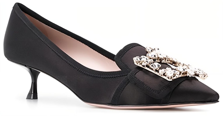 (Women) Roger Vivier Pointed Toe Slip-On Stiletto 'Black' RVW54323380RS0B999 Order (Women) Roger Vivier Pointed Toe Slip-On Stiletto 'Black' RVW54323380RS0B999