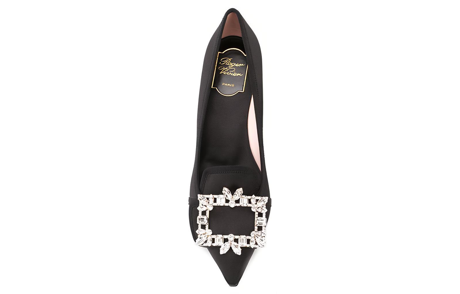 Lookbook (Women) Roger Vivier Pointed Toe Slip-On Stiletto 'Black' RVW54323380RS0B999
