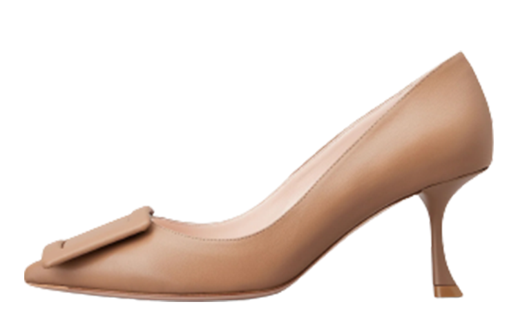 (Women) Roger Vivier Pointed Toe Slip-On Stiletto 'Yellow Leather' RVW61830690NK0S014