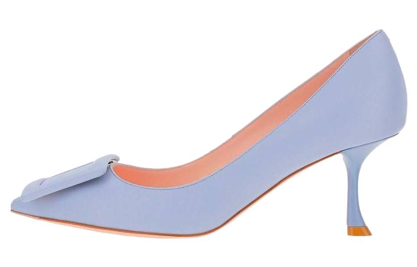 Buy (W) Roger Vivier尖头细高跟鞋 '天蓝色' RVW61830690NK0U028