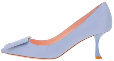 (Women) Roger Vivier Pointed Toe Stiletto High Heels 'Sky Blue' RVW61830690NK0U028 (Women) Roger Vivier Pointed Toe Stiletto High Heels 'Sky Blue' RVW61830690NK0U028