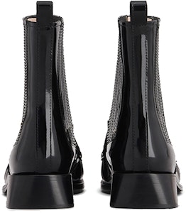 (W) 罗杰·维维亚 黑色亮皮金属扣切尔西靴 RVW63331250QJB034C Purchase (W) 罗杰·维维亚 黑色亮皮金属扣切尔西靴 RVW63331250QJB034C