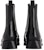 (W) Roger Vivier Preppy Viv 'But Chelsea Hitam Patent dengan Gesper Logam' RVW63331250QJB034C