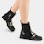 (W) Roger Vivier Preppy Viv 'But Chelsea Hitam Patent dengan Gesper Logam' RVW63331250QJB034C