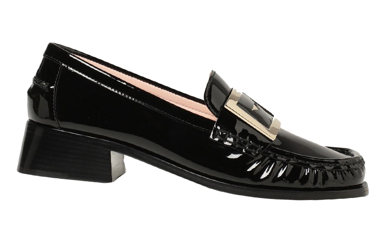 (W) Roger Vivier Preppy Viv 'Glossy Black with Metal Buckle' 圖 2