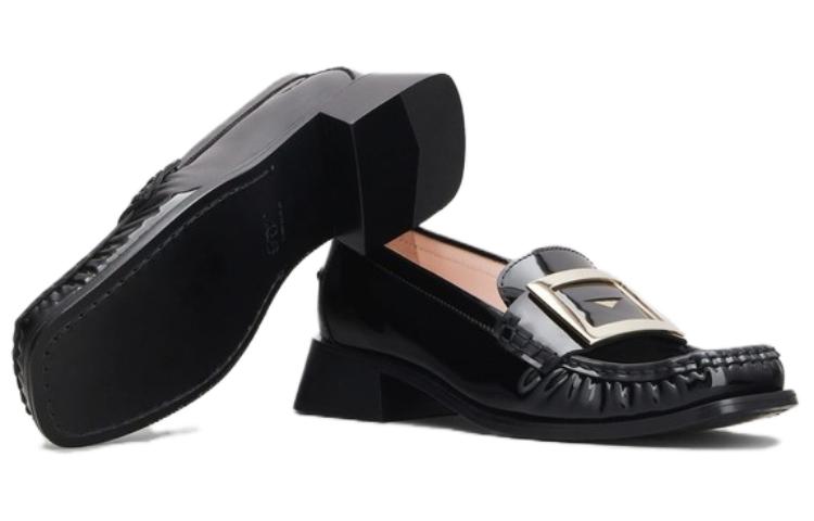 (W) Roger Vivier Preppy Viv 'Glossy Black with Metal Buckle' 圖 6
