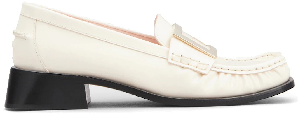 (W) Roger Vivier Preppy Viv 'Mocasín Beige Silenciado con Hebilla Metálica' RVW63331230E9H0ZF0 Order (W) Roger Vivier Preppy Viv 'Mocasín Beige Silenciado con Hebilla Metálica' RVW63331230E9H0ZF0