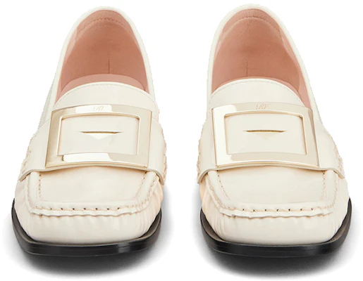 (W) Roger Vivier Preppy Viv 'Mocasín Beige Silenciado con Hebilla Metálica' RVW63331230E9H0ZF0 Lookbook (W) Roger Vivier Preppy Viv 'Mocasín Beige Silenciado con Hebilla Metálica' RVW63331230E9H0ZF0