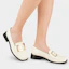 Purchase (W) Roger Vivier Preppy Viv 'Mocasín Beige Silenciado con Hebilla Metálica' RVW63331230E9H0ZF0