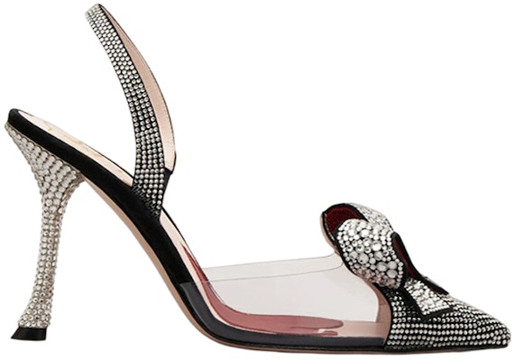 (W) ロジェヴィヴィエ クリスタルボウ黒スティレット RVW538334006Q251A3 Order (W) ロジェヴィヴィエ クリスタルボウ黒スティレット RVW538334006Q251A3