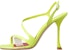 (W) Roger Vivier PVC Gesper Stiletto 'Sandal Fesyen Kuning' RVW622347006NG5O02