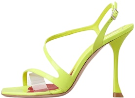 (Women) Roger Vivier PVC Buckle Stiletto 'Fashion Slides Yellow' RVW622347006NG5O02 (Women) Roger Vivier PVC Buckle Stiletto 'Fashion Slides Yellow' RVW622347006NG5O02