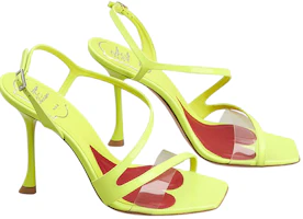 Order (W) Roger Vivier 透明扣带细高跟时尚拖鞋 '黄色' RVW622347006NG5O02