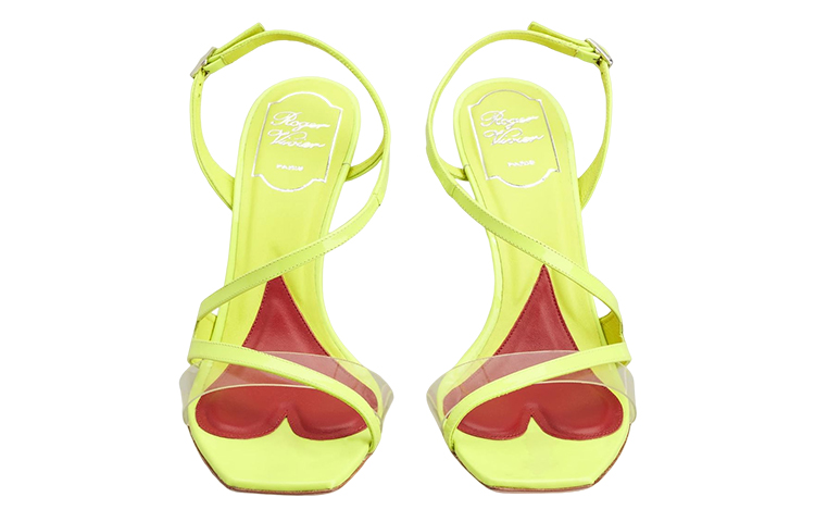 Lookbook (W) Roger Vivier Sandali Moda Tacco PVC con Fibbia ''Giallo'' RVW622347006NG5O02