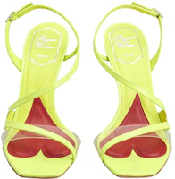 Lookbook (W) Roger Vivier 透明扣带细高跟时尚拖鞋 '黄色' RVW622347006NG5O02