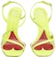 Lookbook (W) Roger Vivier PVC Gesper Stiletto 'Sandal Fesyen Kuning' RVW622347006NG5O02