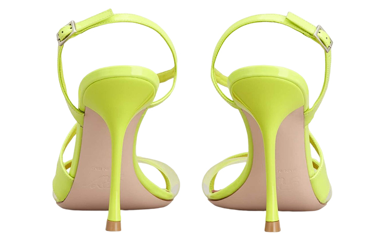Shop (W) Roger Vivier Sandali Moda Tacco PVC con Fibbia ''Giallo'' RVW622347006NG5O02