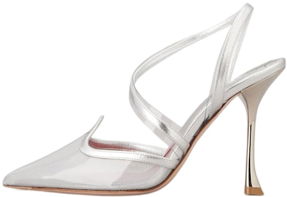 (Women) Roger Vivier PVC Pointed Toe 'Silver Stiletto' RVW53834670PE70547 Buy (Women) Roger Vivier PVC Pointed Toe 'Silver Stiletto' RVW53834670PE70547